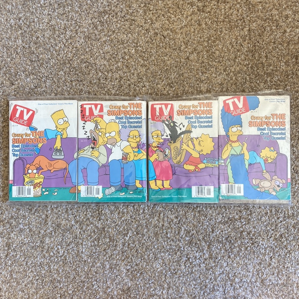 TV Guide The Simpsons Collector’s Covers